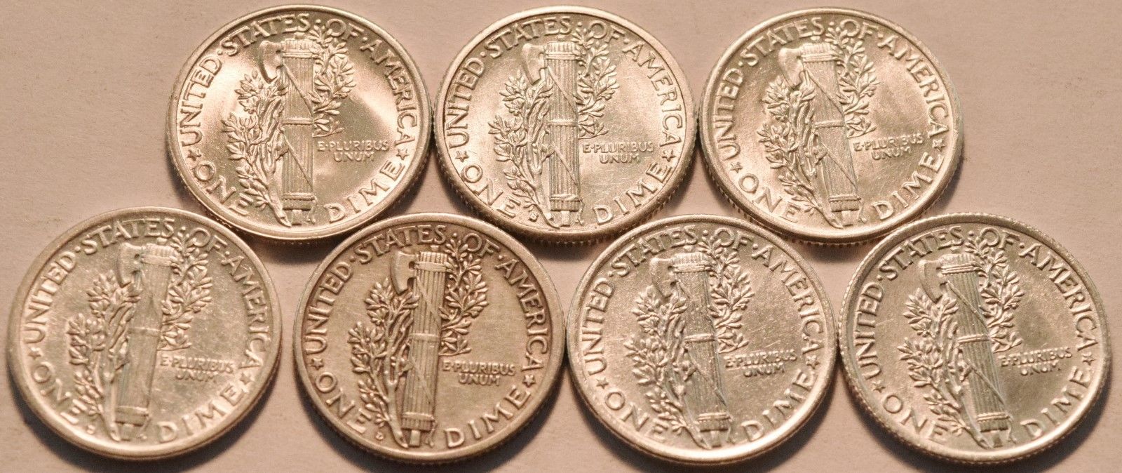 7-Early-Mercury-Dimes...cleaned?--Comments?