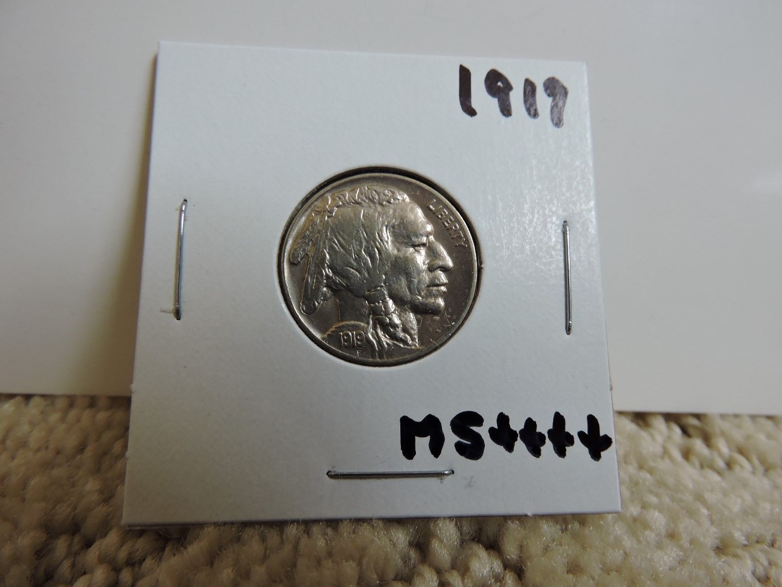 1919-Buffalo-Nickel,-Unslabbed