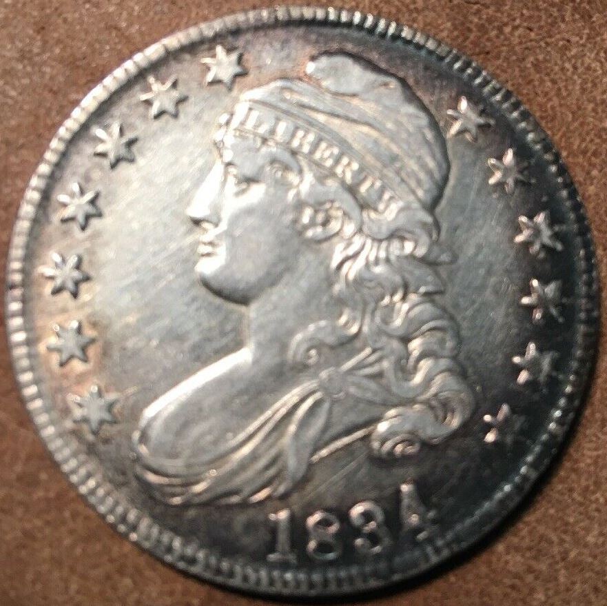 1834-Capped-Liberty-Half,-Cleaned?