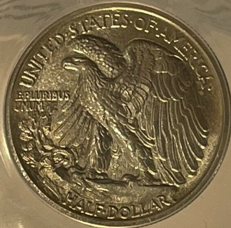 1917-Walking-Liberty-Half,-Slabbed