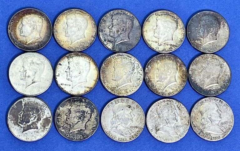 1963-Franklin-And-1964-Kennedy-Half-Dollar-Score