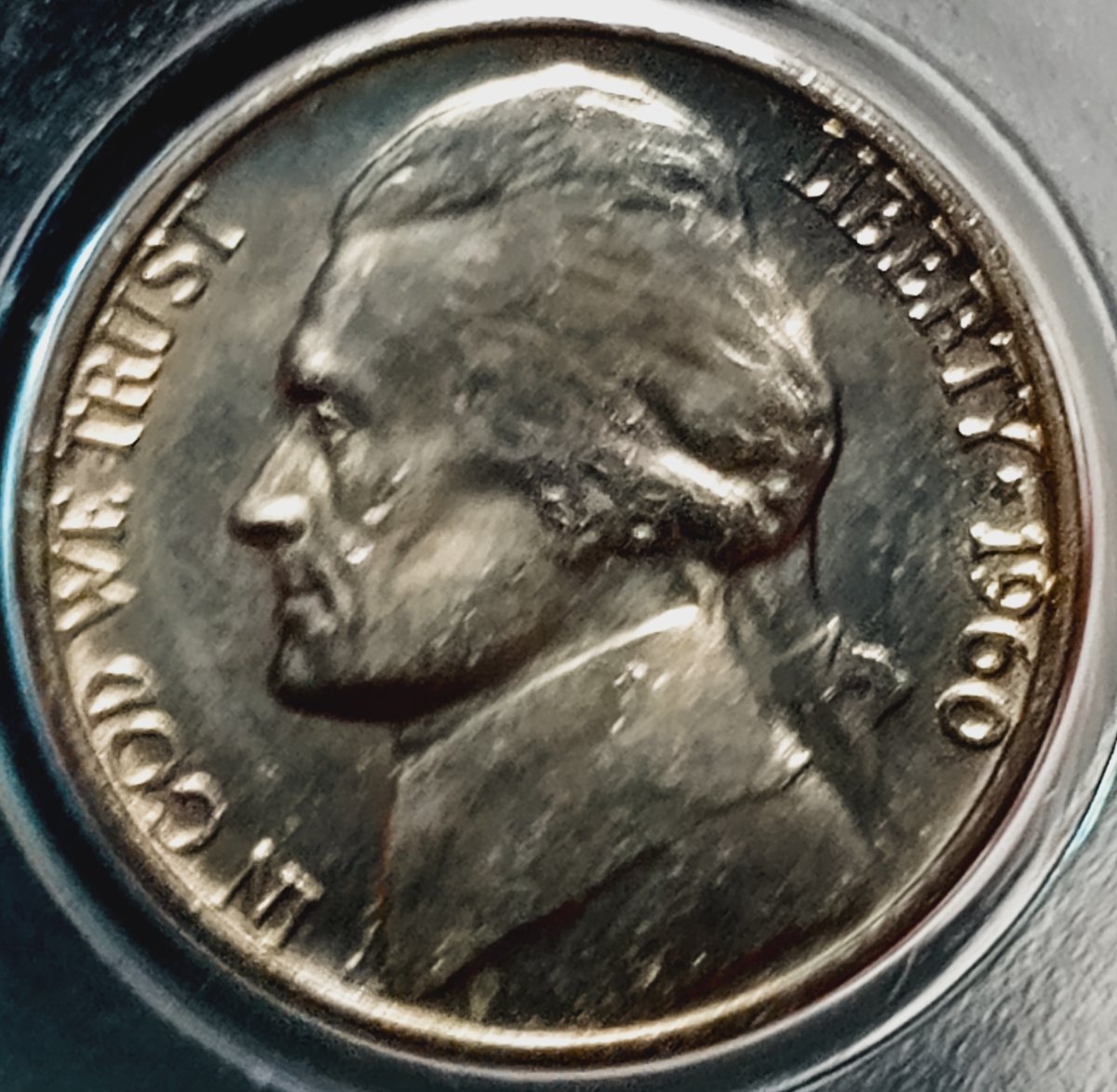 Nice-1960-Jefferson-Nickel.-Just-MD-On-Reverse?