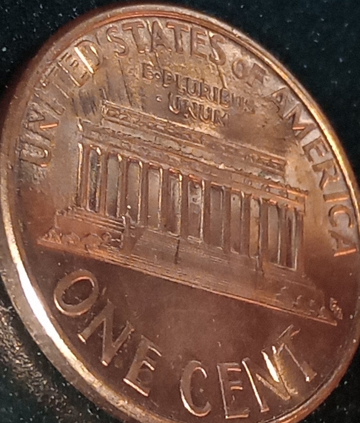 1995-D-Lincoln-Penny-With-Stripes?-On-The-Reverse