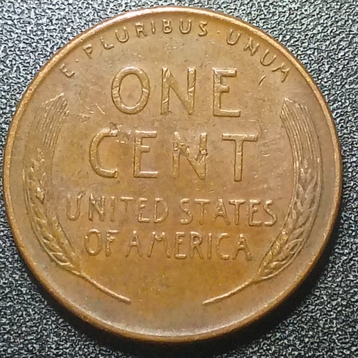 1955-D-Lincoln-Wheat-Cent-Weird-Letting-On-Reverse