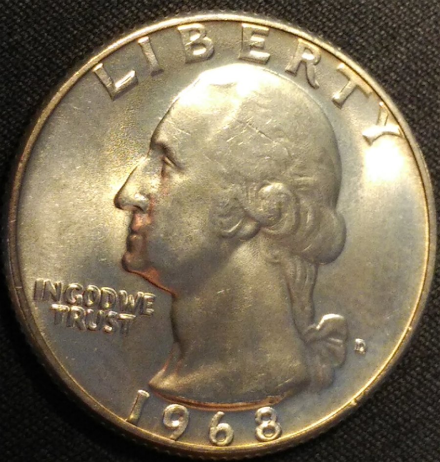 Crazy-Eye-Appeal---1968-D-Washington-Quarter---Please-Grade