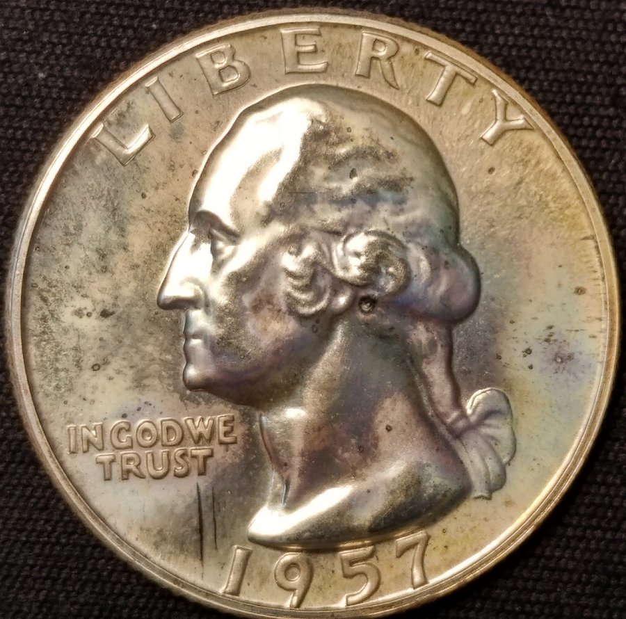 1954-&-1957-Proof-Washington-Quarters---Grade-Thoughts-&-Toning?
