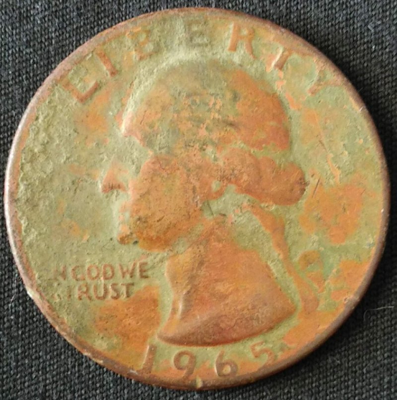 1965-Washington-Quarter---Missing-Clad-Layer?