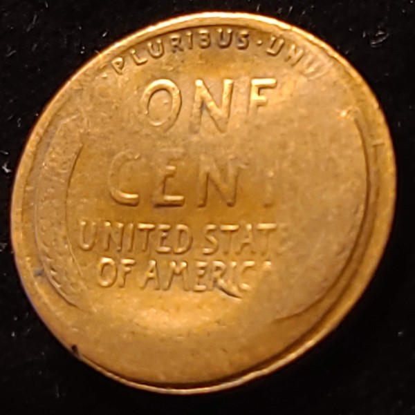 1928-Lincoln-Wheat-Cent-Clamshell-/-Planchet-/-Lamination-Error?