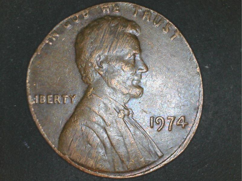 1974-Small-Date-Penny-2.7-Grams,-Any-Ideas,-Thanks.
