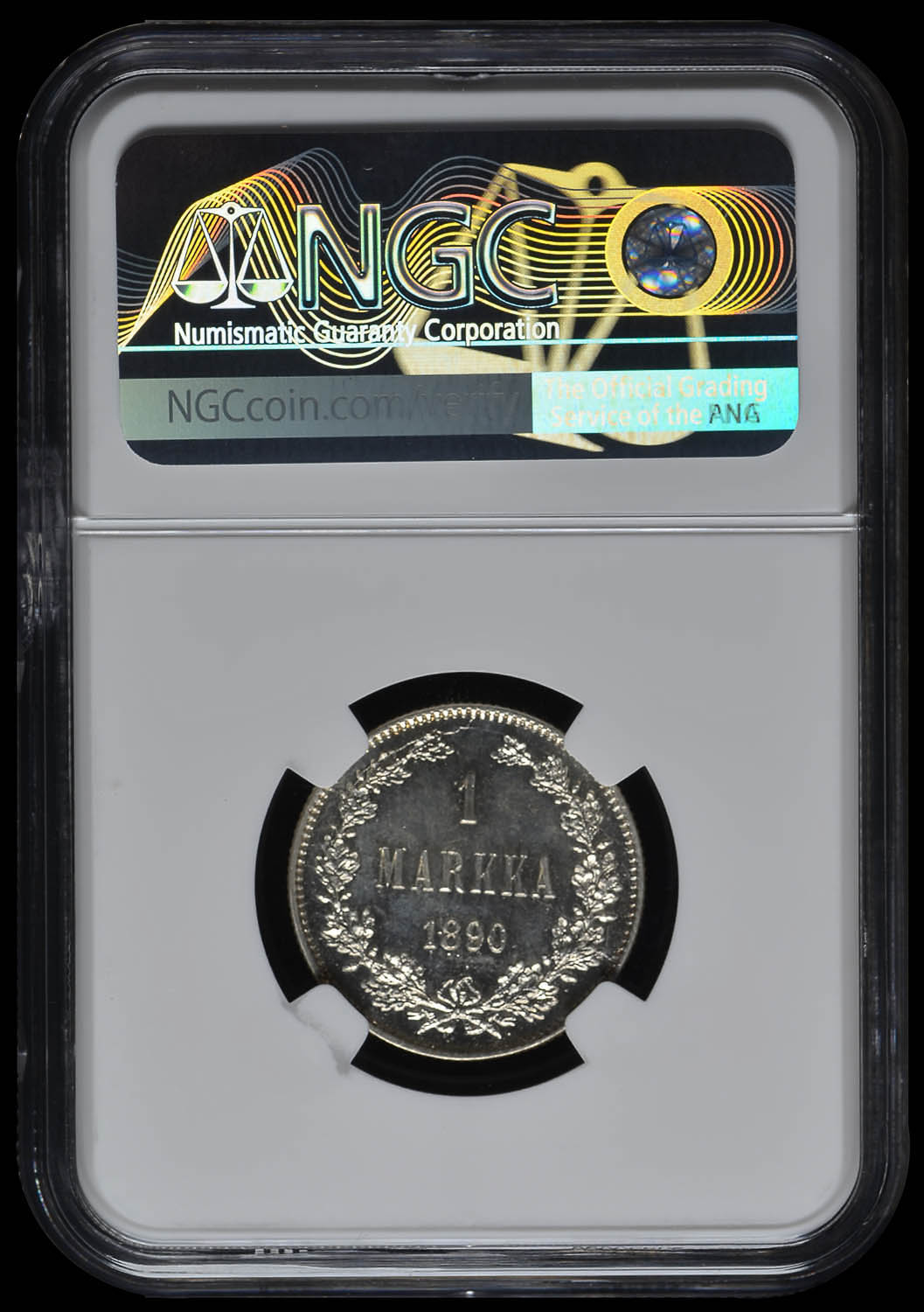 1890-L-Markka-Grand-Duchy-Of-Finland-2nd-Coin