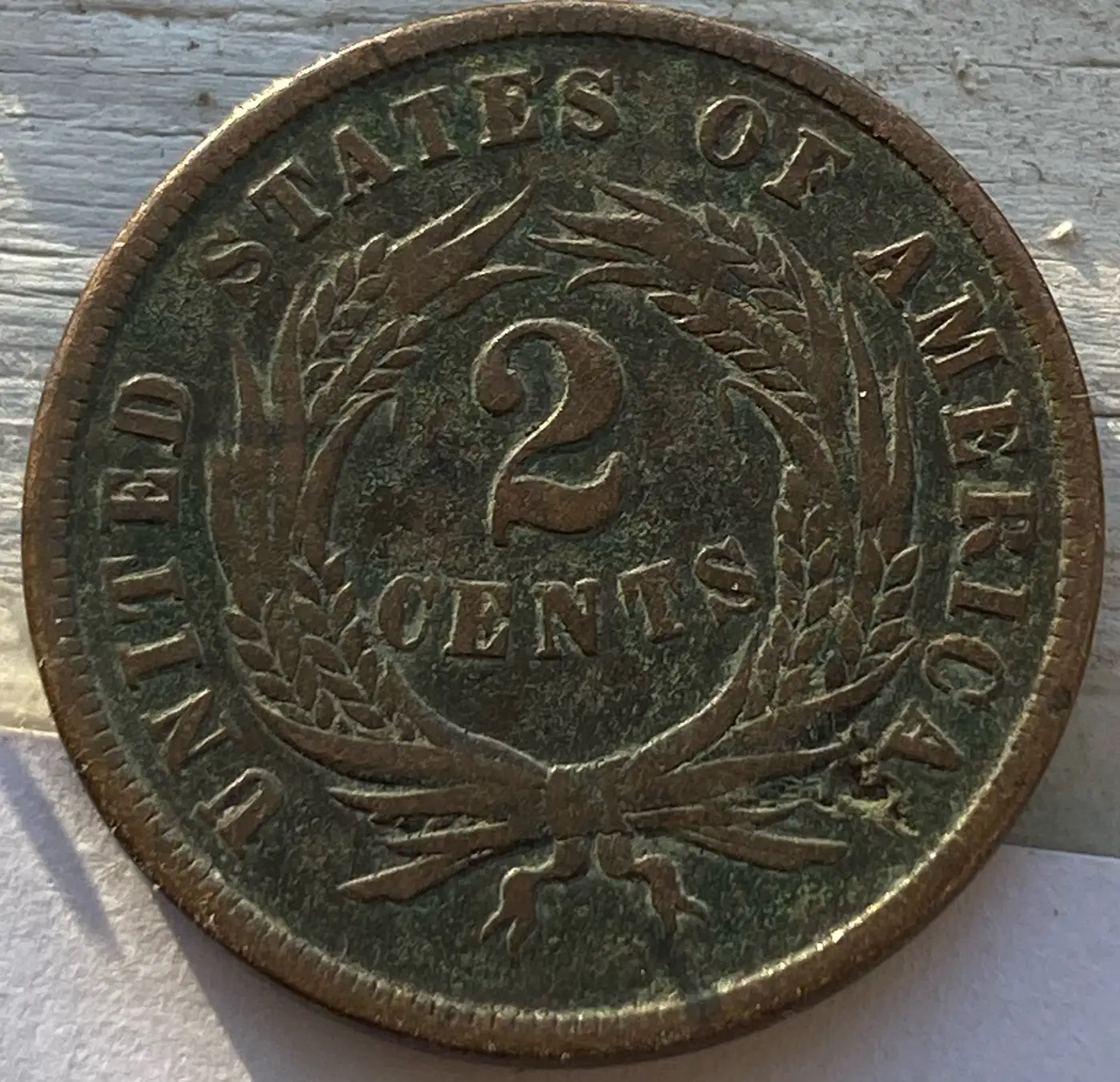 Counterfeit-1865-2-Cent?