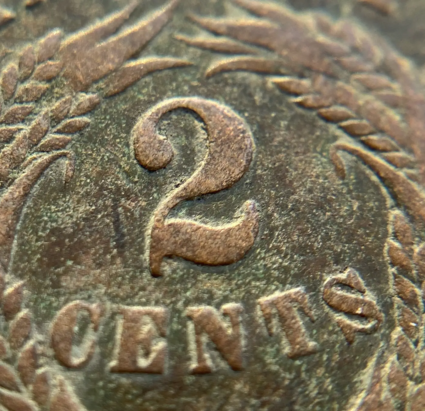 Counterfeit-1865-2-Cent?