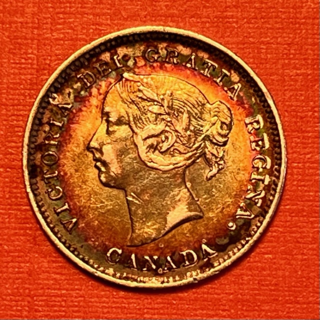 1886-Canada-Five-Cents