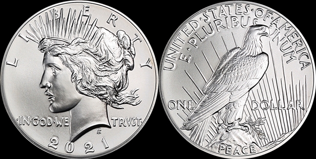 2021-Peace-And-Morgan-Dollars!