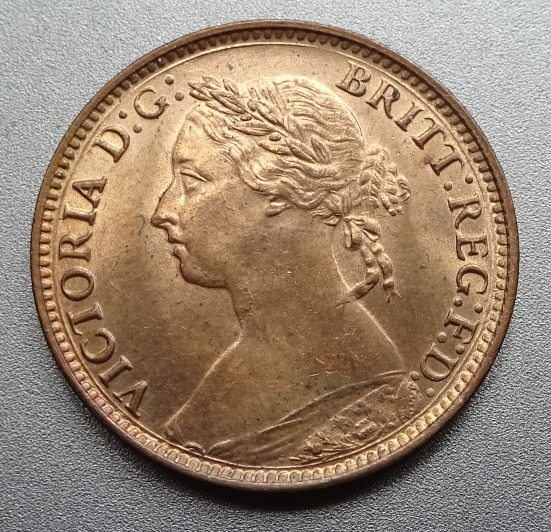 1881-H-Victoria-Farthing-Grade