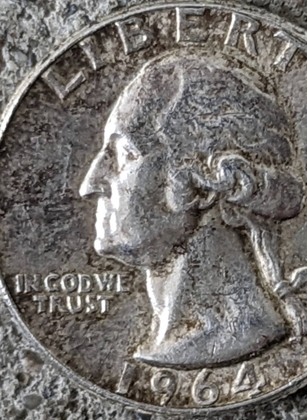 1964--Silver-Washington-Quarter