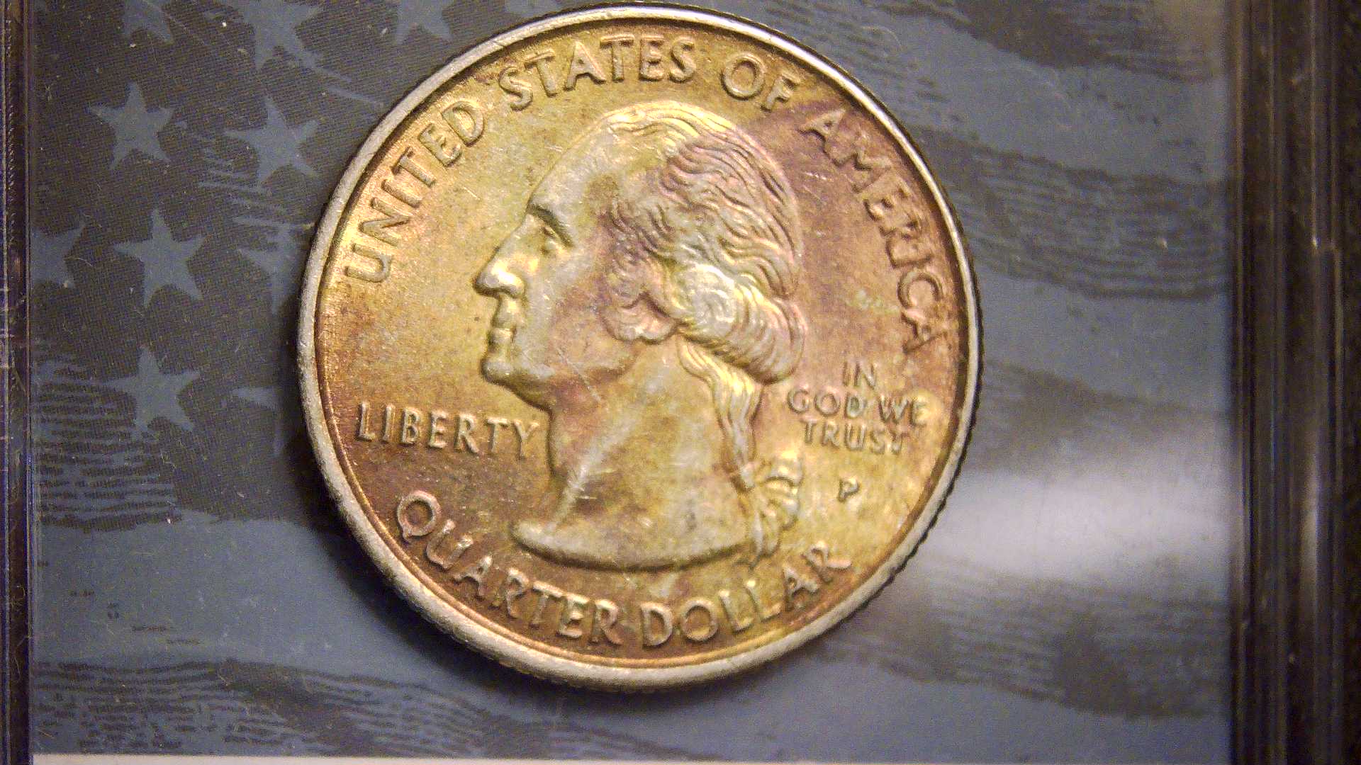 1999-P-Connecticut-State-Quarter,-Improperly-Annealed