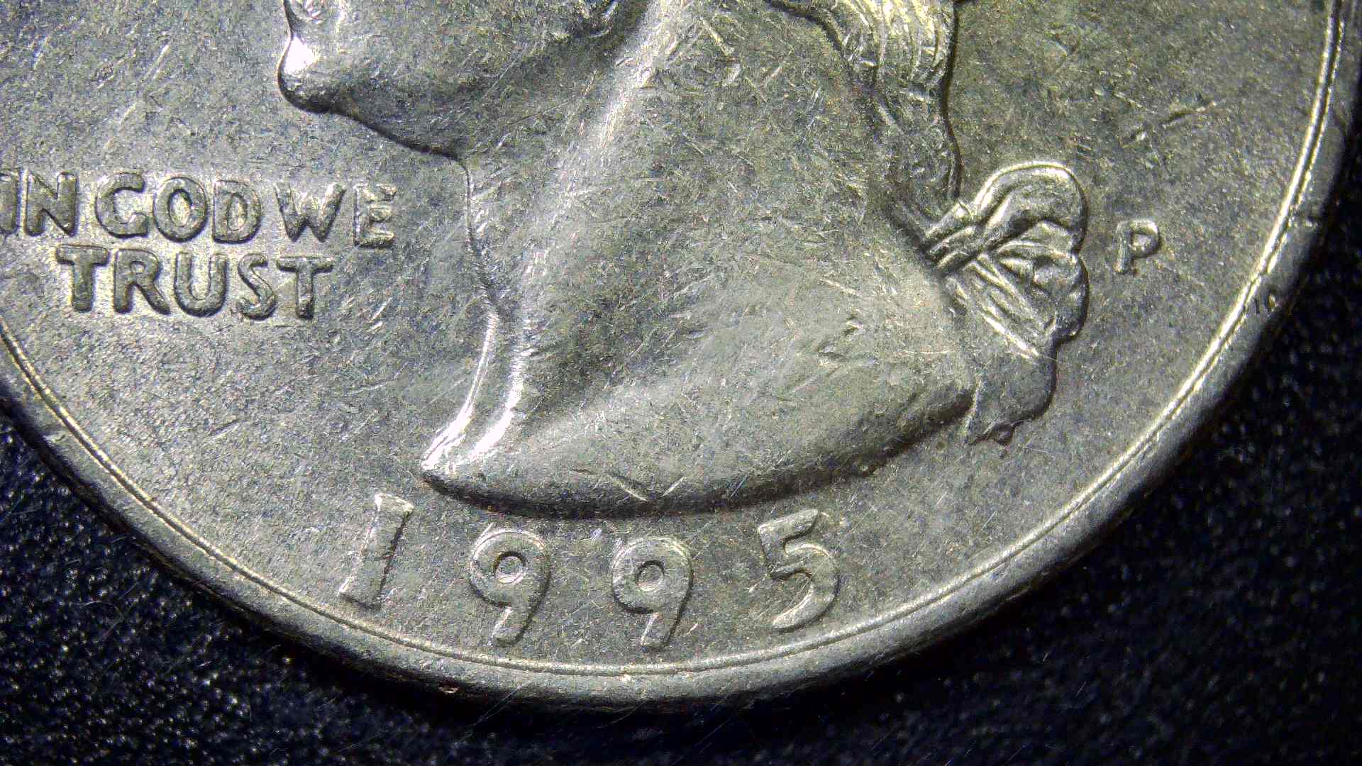 1995-P-Washington-Quarter-Dollar-Die-Break-Reverse
