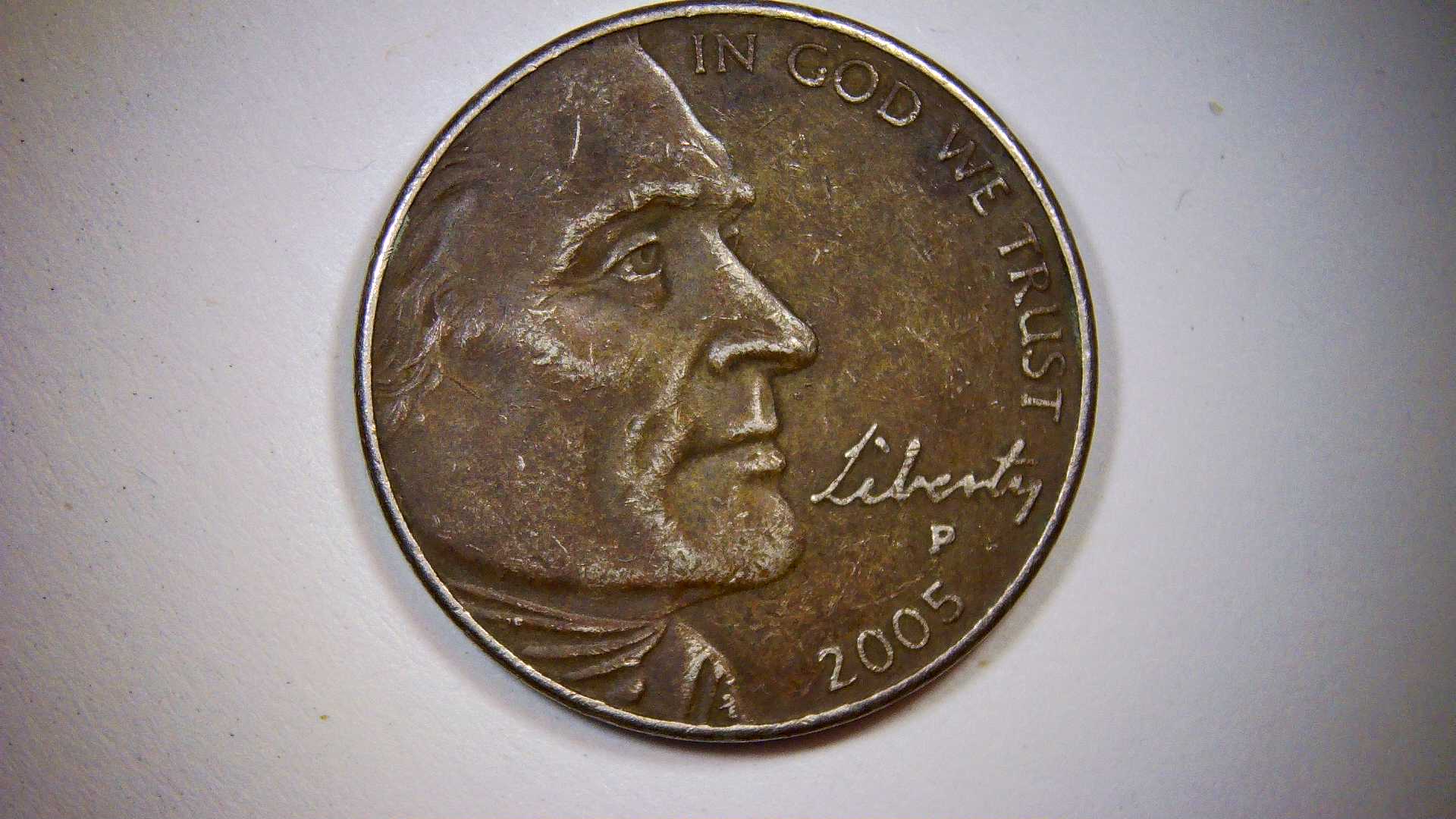 2005-P-Jefferson-Nickle-Black-In-Color-On-Obv&rev