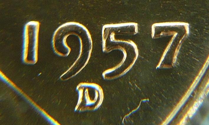 1957-D/D-Lincoln-Wheat-Cent
