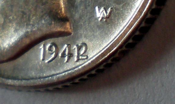1941-/-2-Mercury-Dime