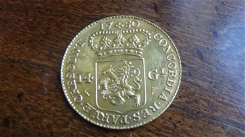 1750-Holland-14-Gulden---Restrike-Or-Not?