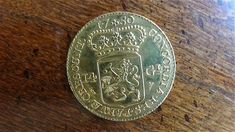 1750-Holland-14-Gulden---Restrike-Or-Not?