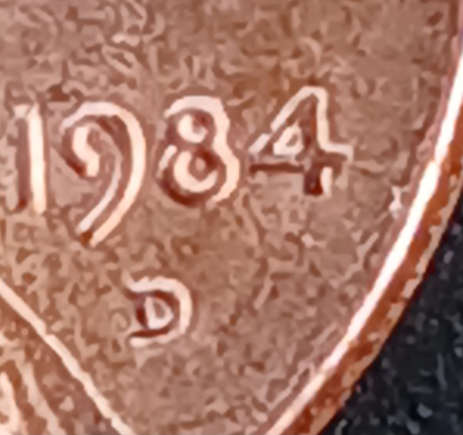 1984-D-Penny-Checking-On-Rim