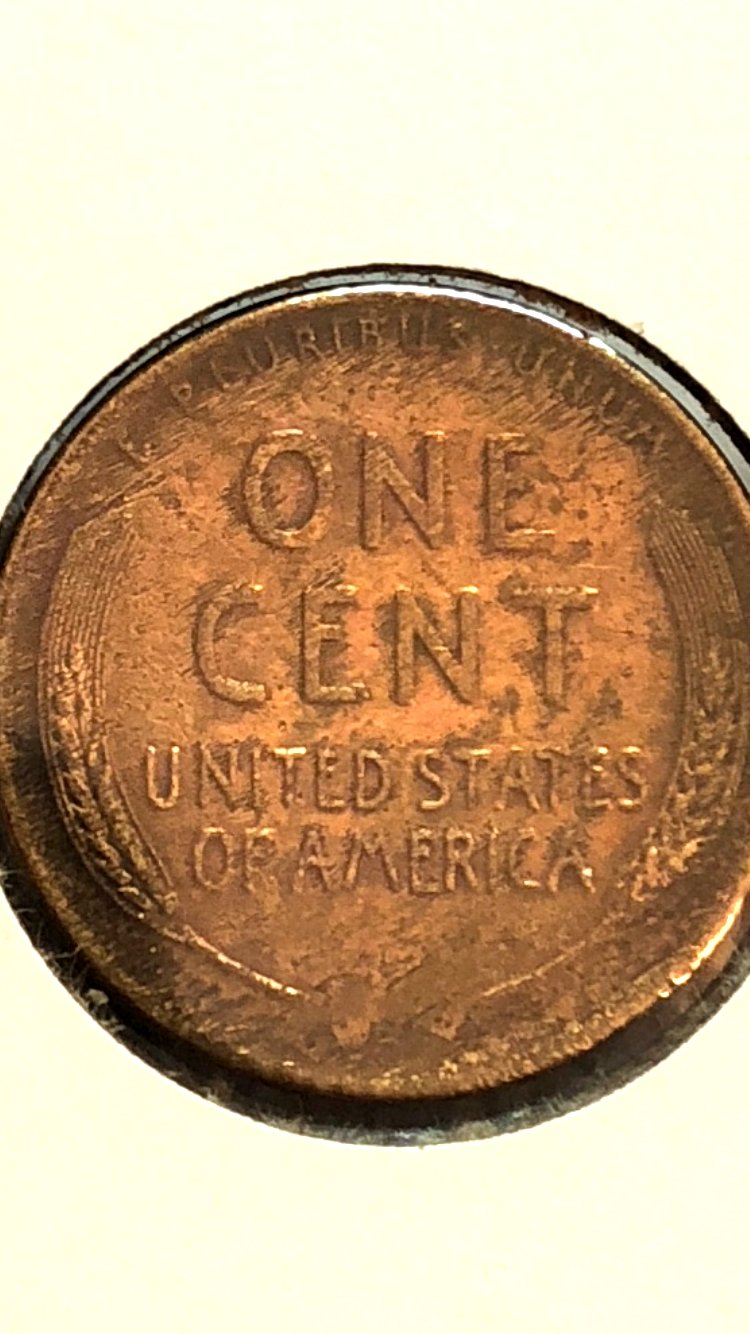 1927-Lincoln-Penny--On-Foreign-Planchette?