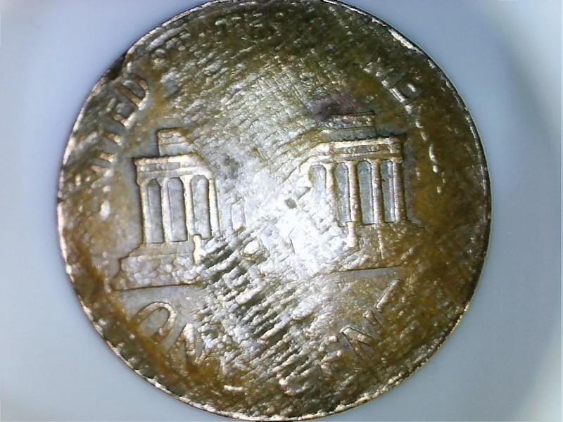 196?-Lincoln-Cent-With-Post-Mint-Damages-And-Reverse-Errors?