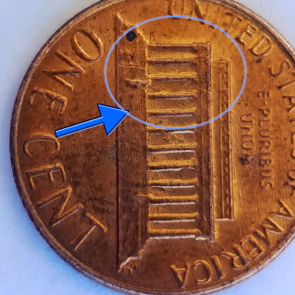 1983-Penny-With-Some-Die-Cracks-And-Something-