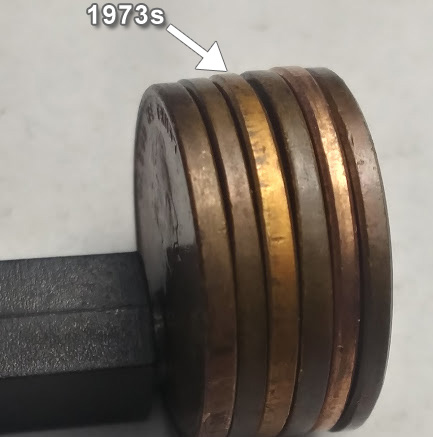 1973-S-Penny-With-Brass-Color?