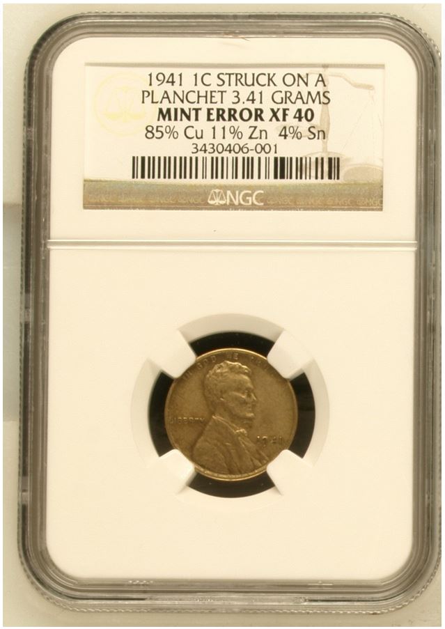 1941-No-Mint-Mark-Penny-With-Different-Color.