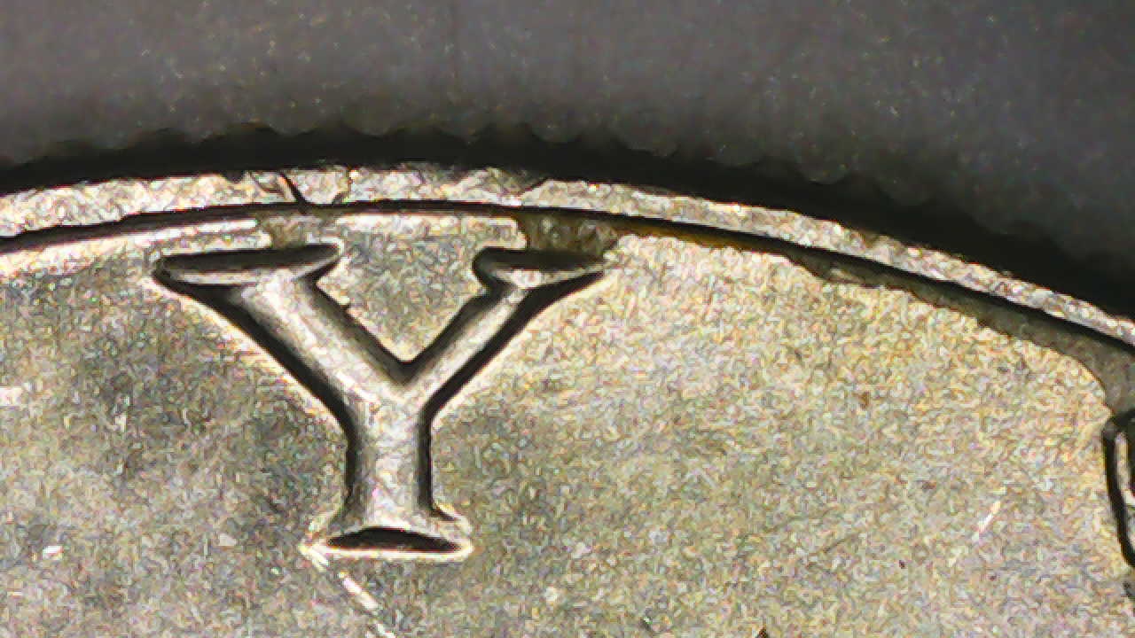 1969-D-Half-Dollar-Strike-Though-Glue-Or-Wax