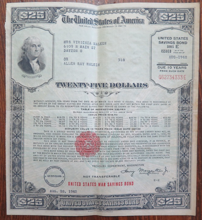 1943-$100-War-Bond---Worth-Keeping?