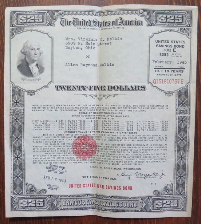 1943-$100-War-Bond---Worth-Keeping?
