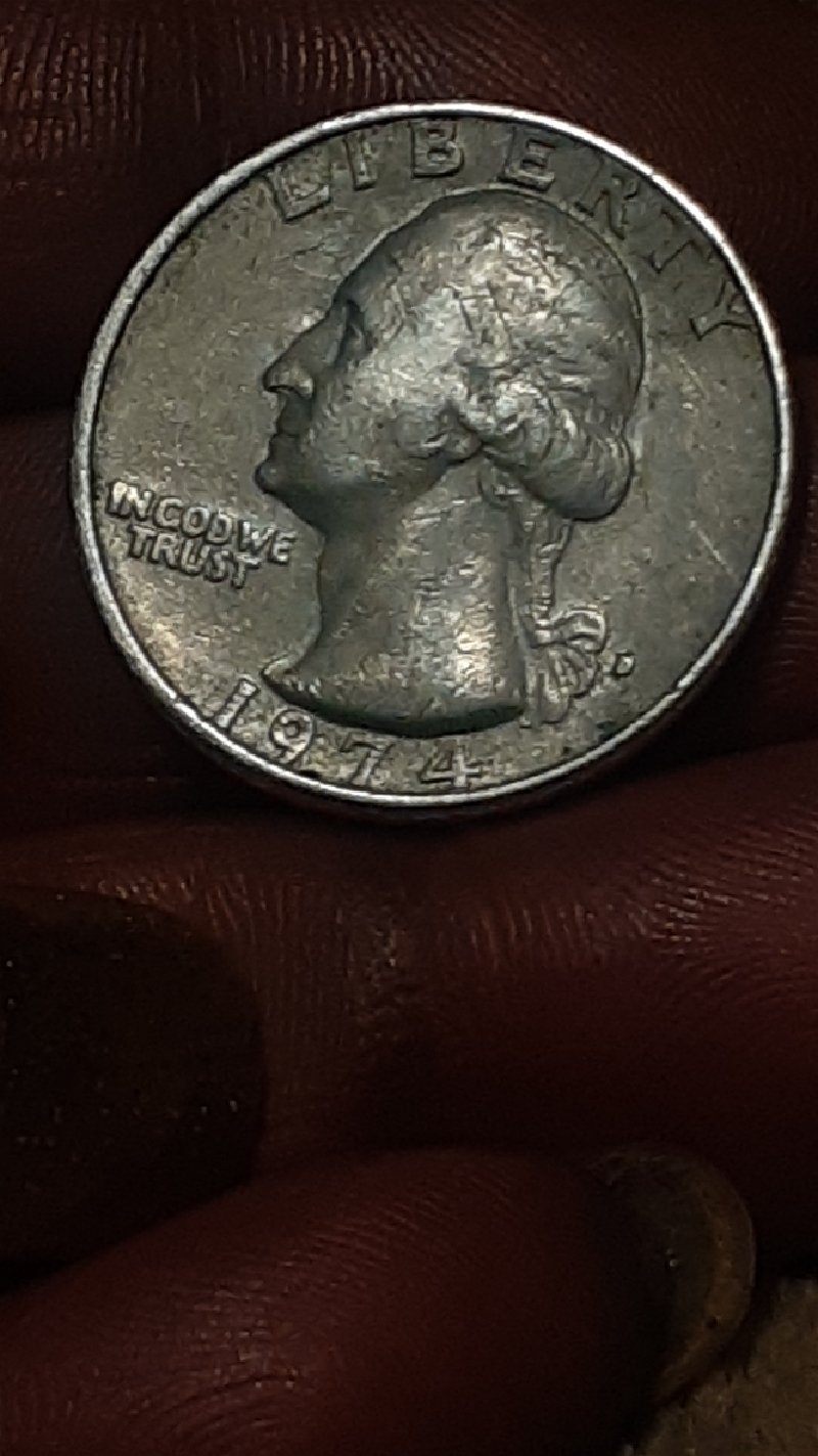1974-D-Washington-Quarter-Missing-Clad,-Smaller-And-Possible-Errors-Back