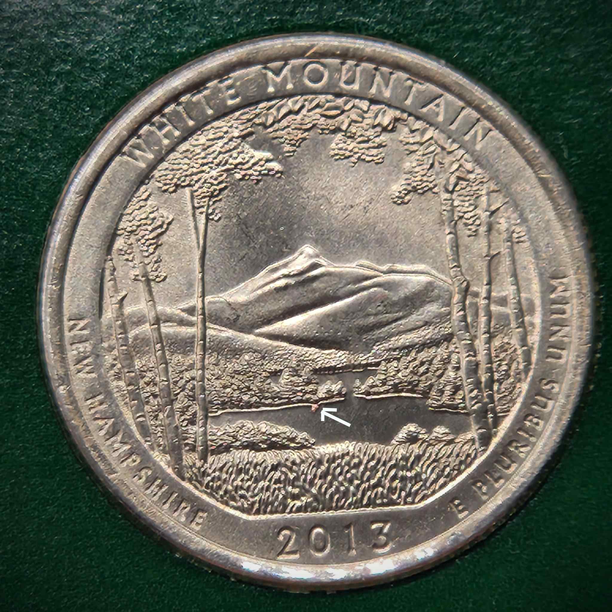 2013-P-New-Hampshire-Damage-Or-?-Pcs-US-Parks-Quarters