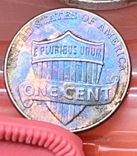 2014---D-Lincoln-Cent-Beautifully-Toned---Polish-?-Error-?-Crack-Behind-His-Head?