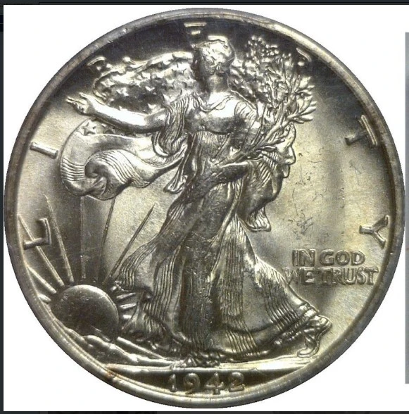 What's-Your-Opinion-On-The-Strike-Quality-Of-This-1942-S-Walking-Liberty-Half-MS-65?