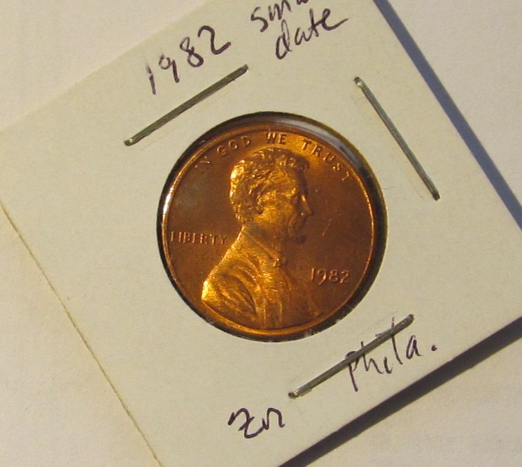 1982-Lincoln-Cents-Small-Dates-Zinc-And-Copper