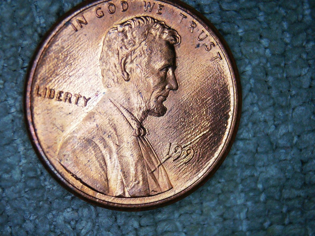1991-Lincoln-Memorial-Penny.-Is-This-A-Die-Scratch?