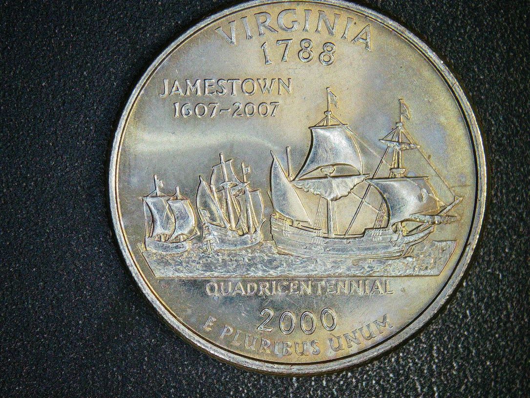 2000-State-Quarter-Virginia.-Is-This-Possible-Gold-Plating?
