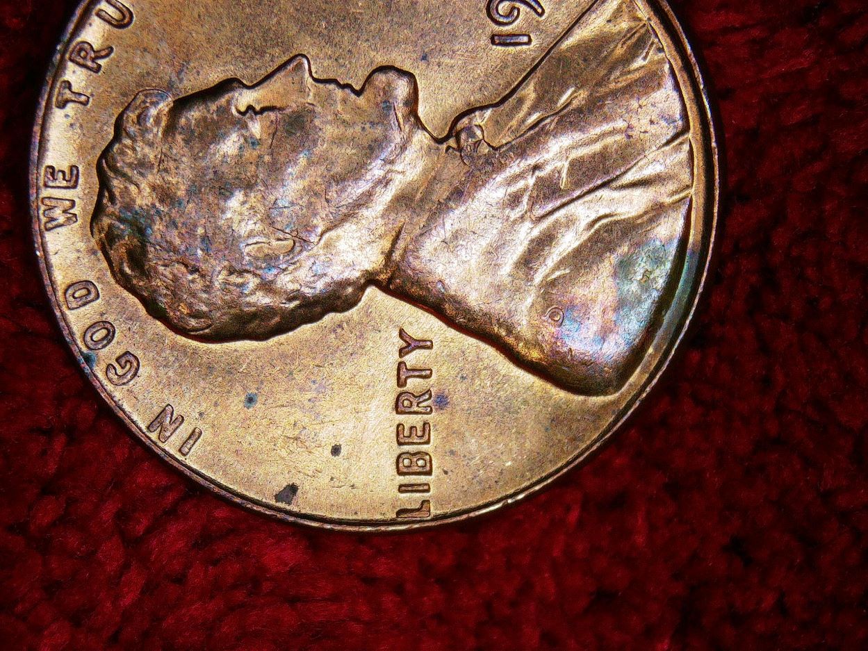 1963-D-Lincoln-Memorial-Penny-Struck-