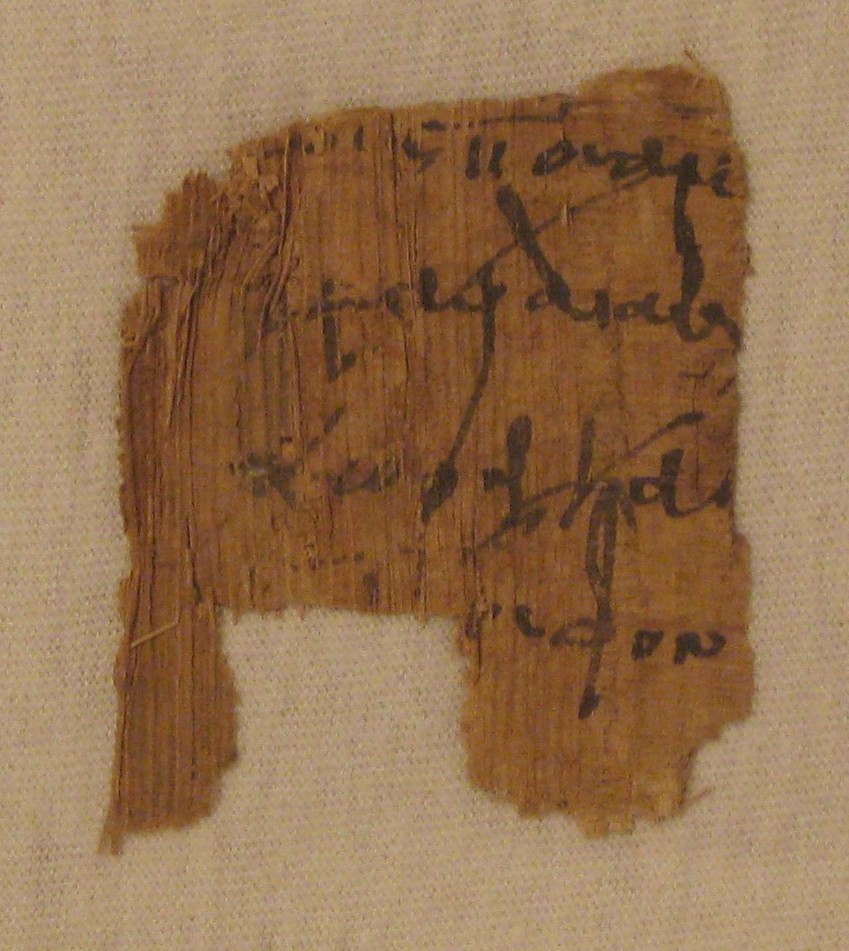 Homer-Scroll-And-Papyrus-Fragments