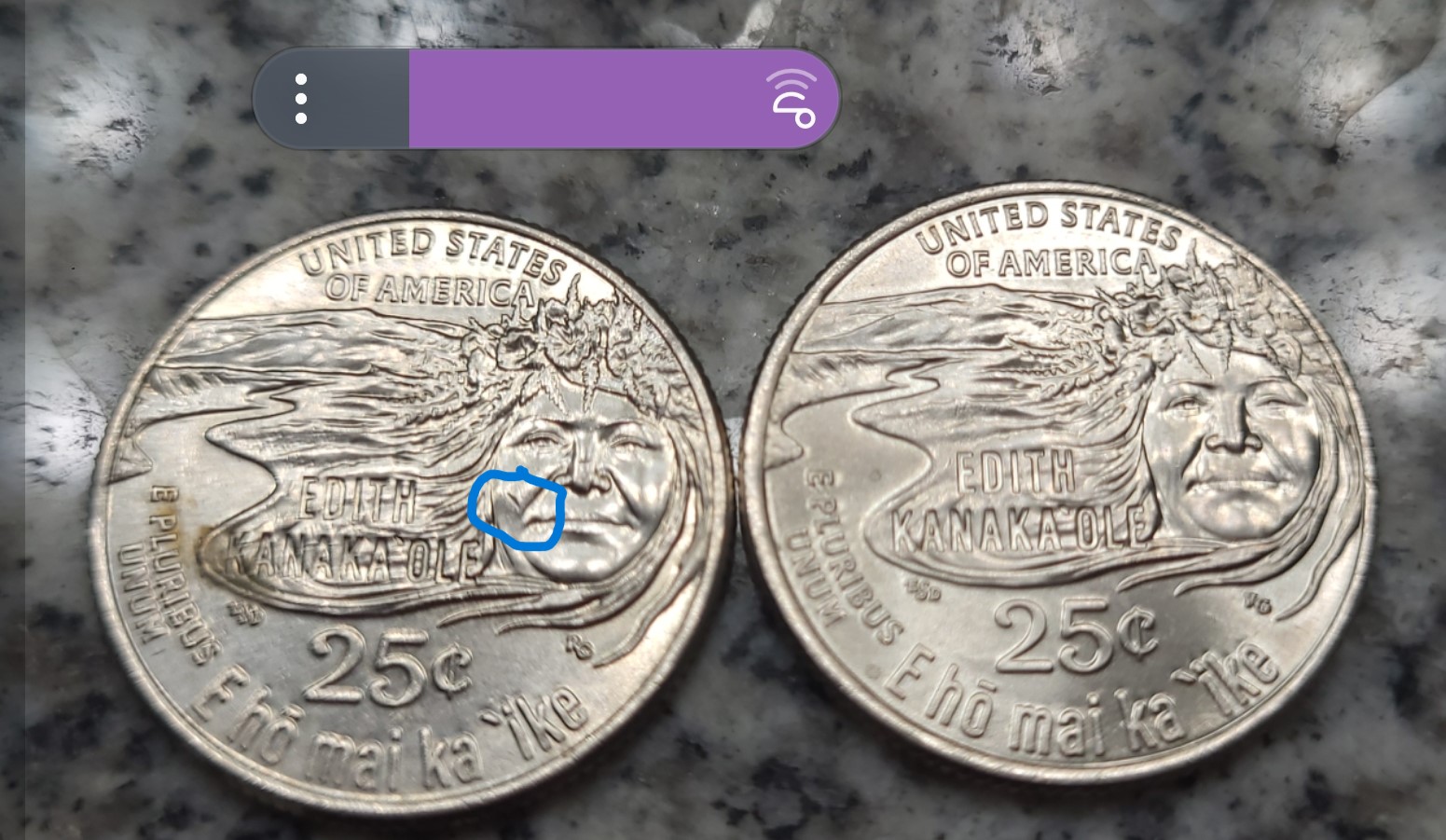 2023-P-Edith-Kanaka-Ole-Quarter-That-Looks-Like-She-Has-A-Scar-On-Her-Right-Cheek