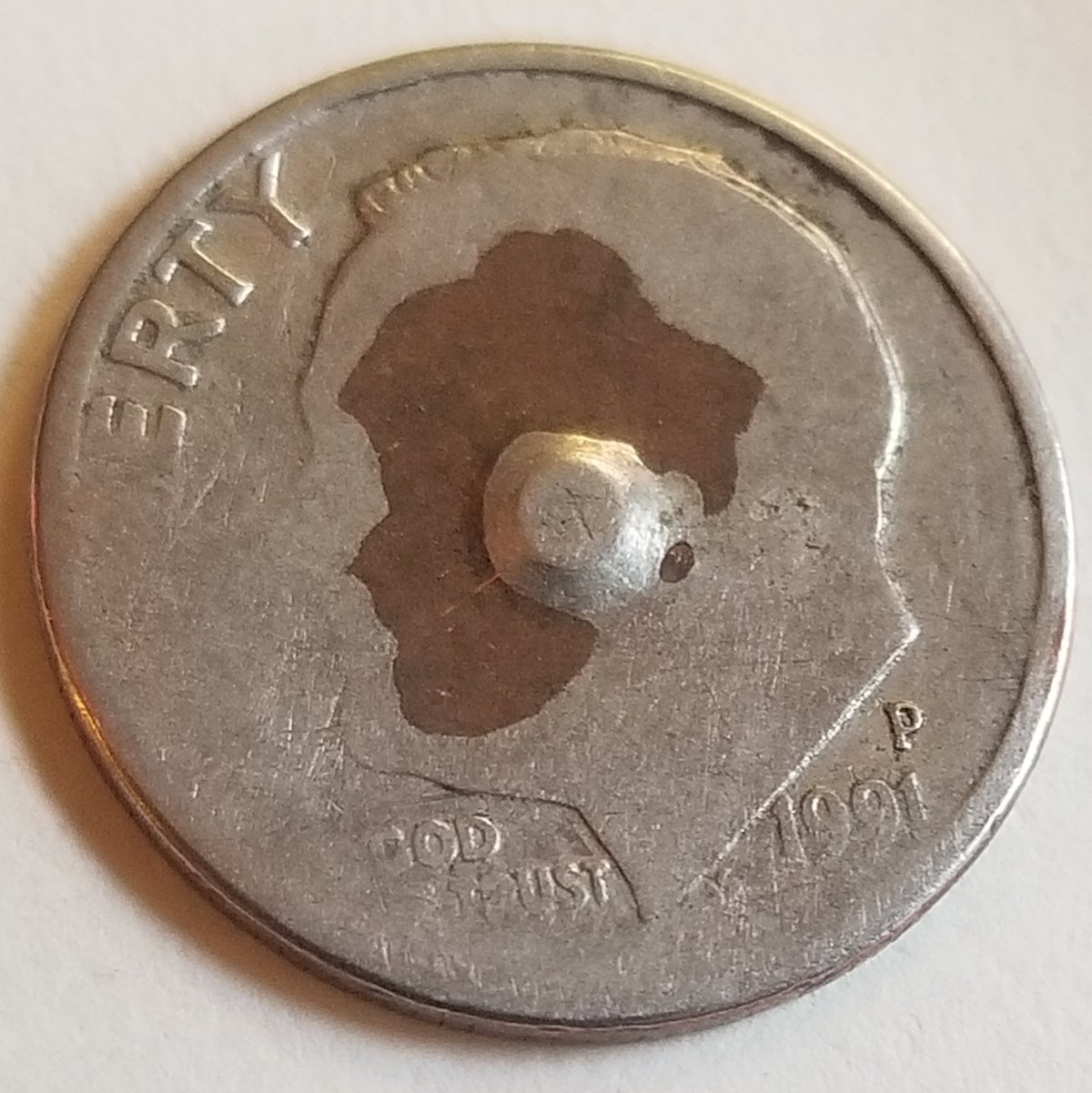 1991-P-Roosevelt-Dime-With-Several-Errors