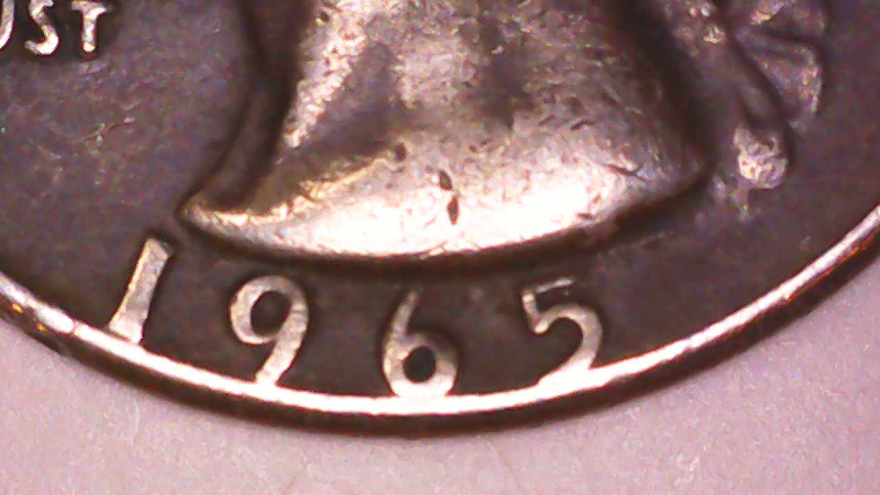1965-Washington-Quarter-And-Blank-Jeff-Nickel-Questions