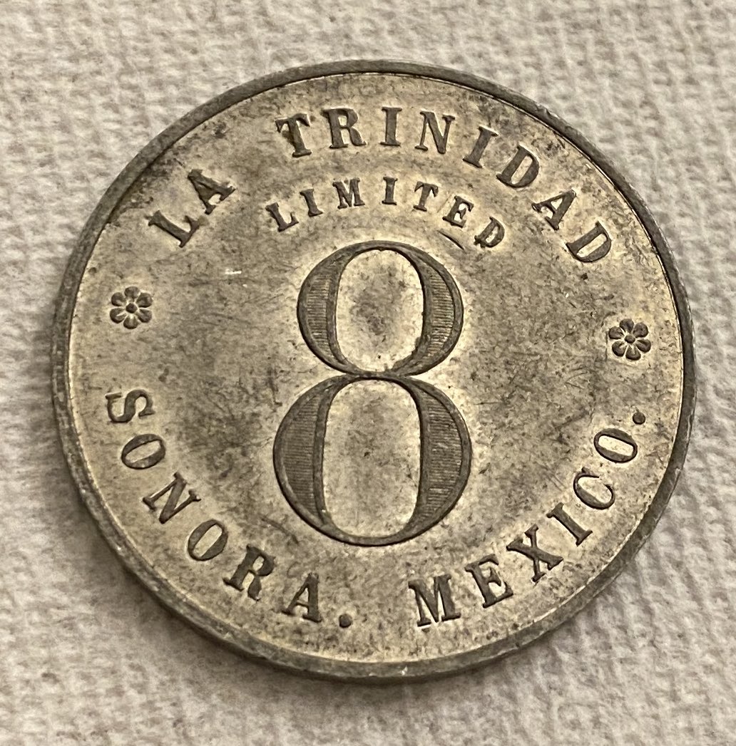 Antique-Mexican-Mine-Token---LA-Trinidad-Limited,-Sonora.-Id:-LA-Trinidad-Sonora-Mexico-Token