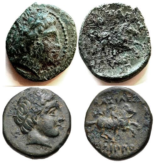 Ancient-Bronze-Coin,-Macedonian?